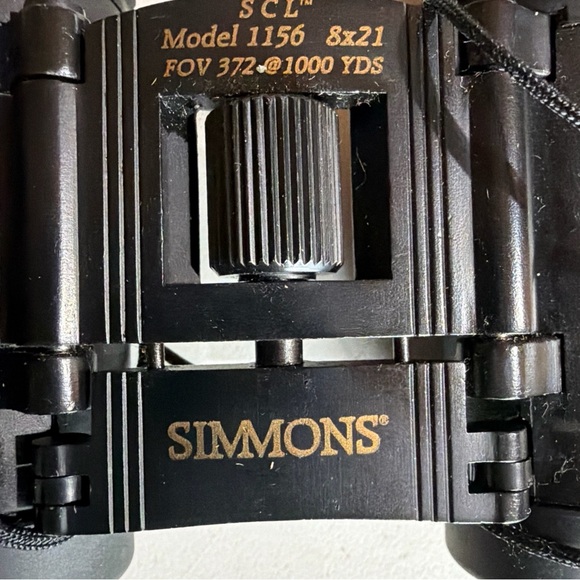 Simons Black Binoculars with Case - Picture 2 of 7